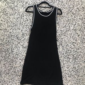 Mossimo ribbed black sleeveless dress